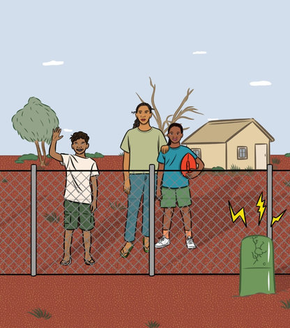 Man tampering with meter